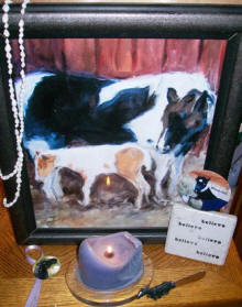 Windchill memorial candle Tracey Burm
